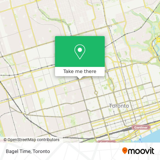 Bagel Time map