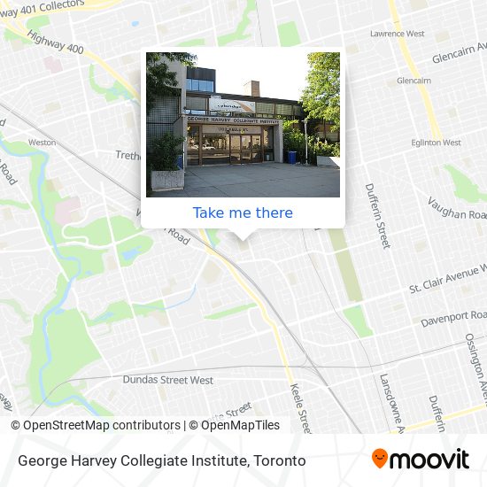 George Harvey Collegiate Institute map