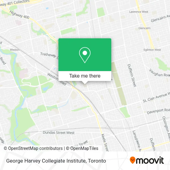 George Harvey Collegiate Institute map