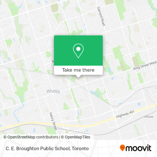 C. E. Broughton Public School map