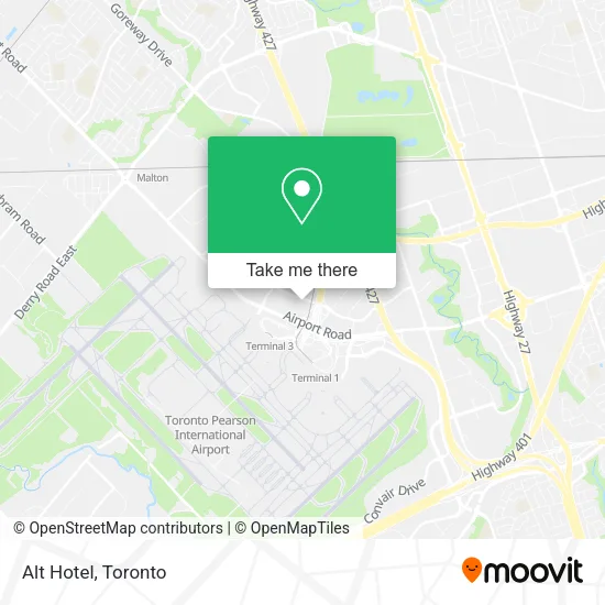 Alt Hotel map