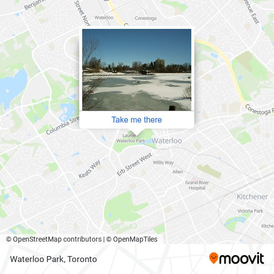 Waterloo Park map