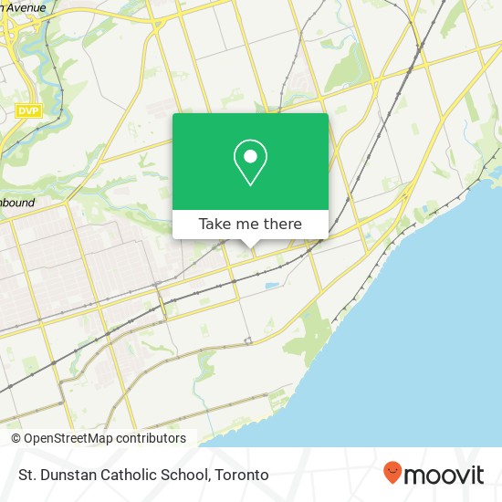 St. Dunstan Catholic School map