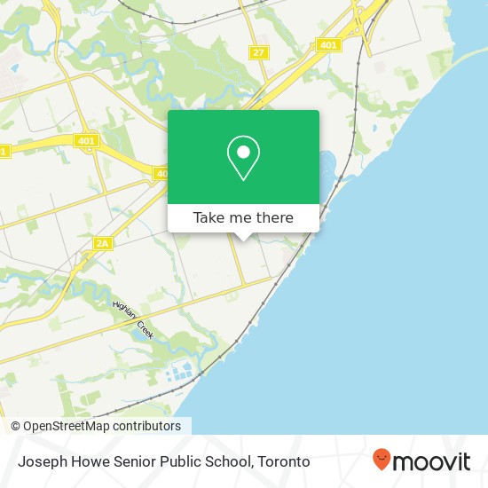 Joseph Howe Senior Public School map