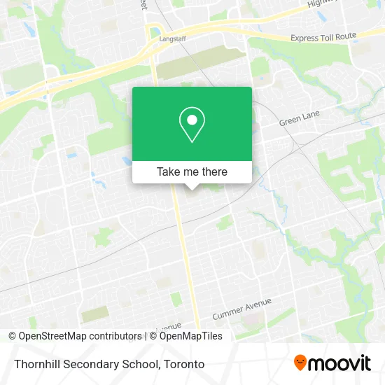 Thornhill Secondary School map