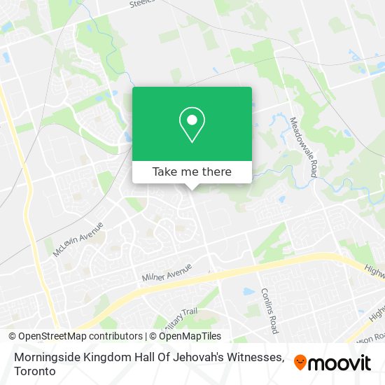 Morningside Kingdom Hall Of Jehovah's Witnesses map