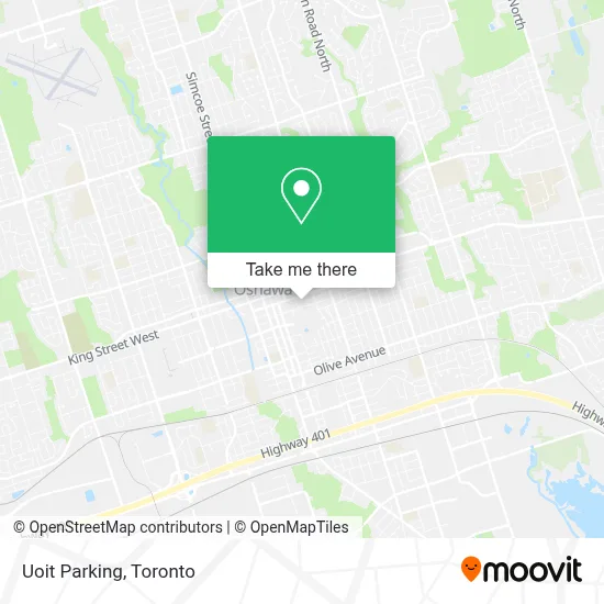 Uoit Parking map