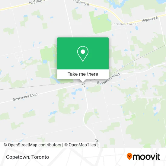 Copetown map