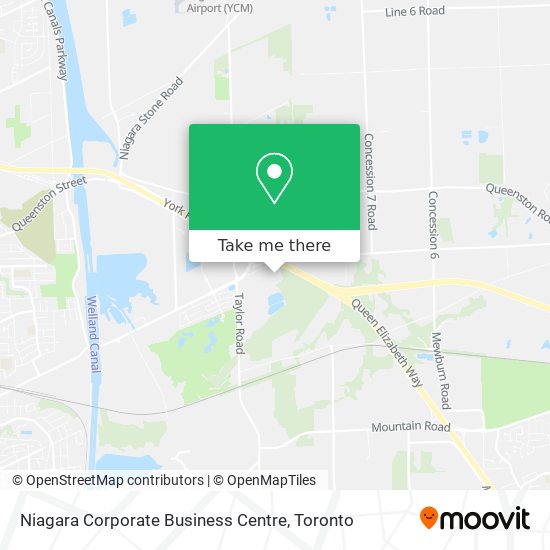 Niagara Corporate Business Centre map