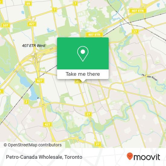 Petro-Canada Wholesale map