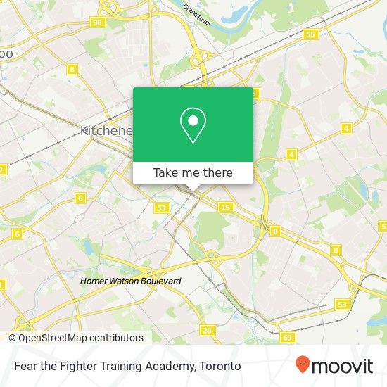 Fear the Fighter Training Academy map