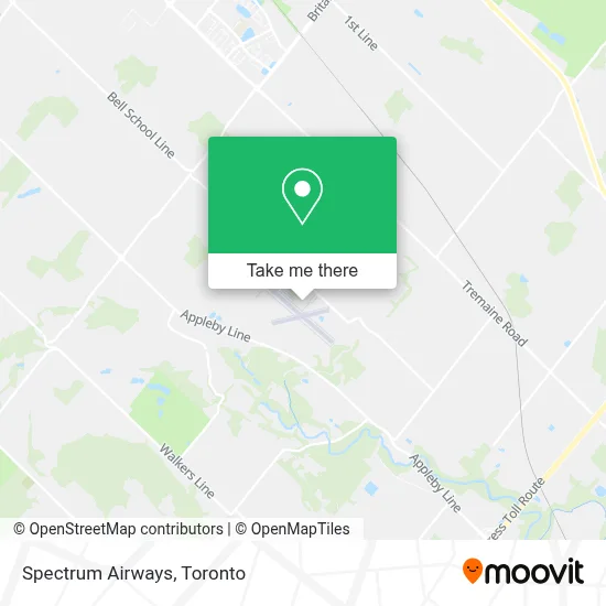 Spectrum Airways map