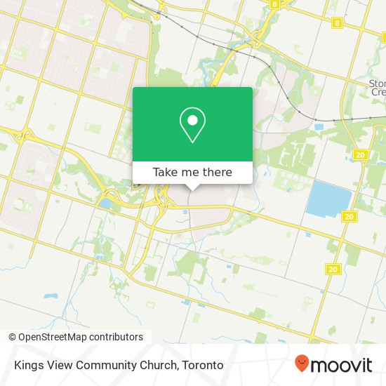 Kings View Community Church map