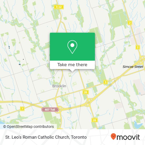 St. Leo's Roman Catholic Church map