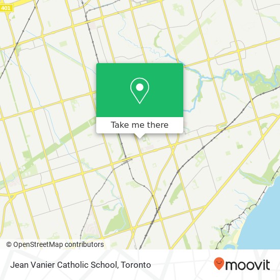 Jean Vanier Catholic School map