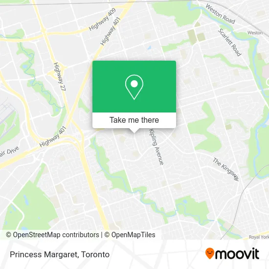 Princess Margaret map