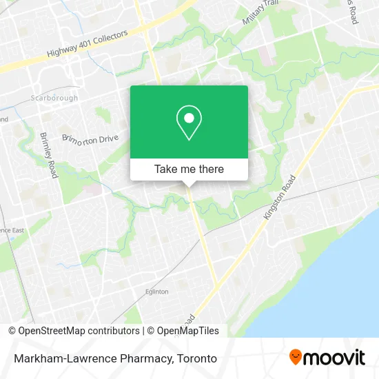 Markham-Lawrence Pharmacy map