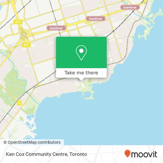 Ken Cox Community Centre map