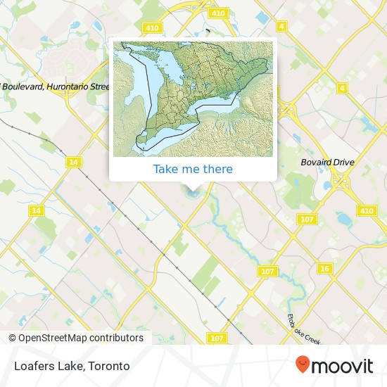 Loafers Lake map
