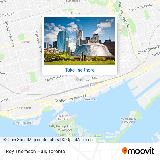 Roy Thomson Hall map