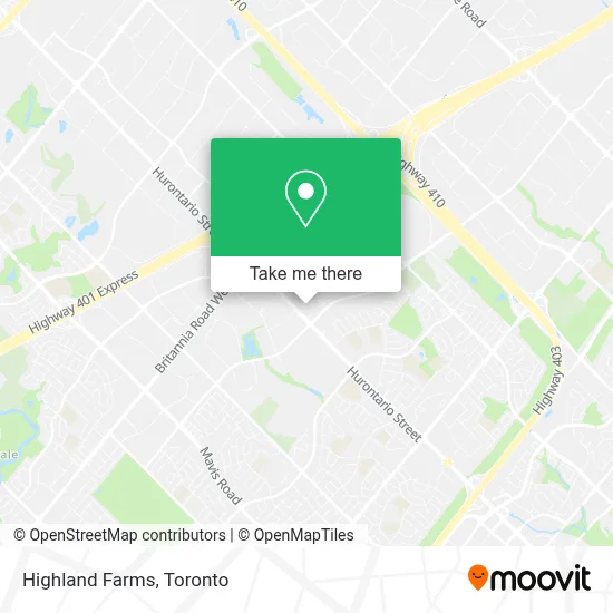 Highland Farms map