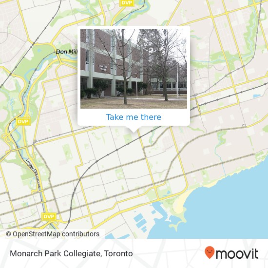 Monarch Park Collegiate map