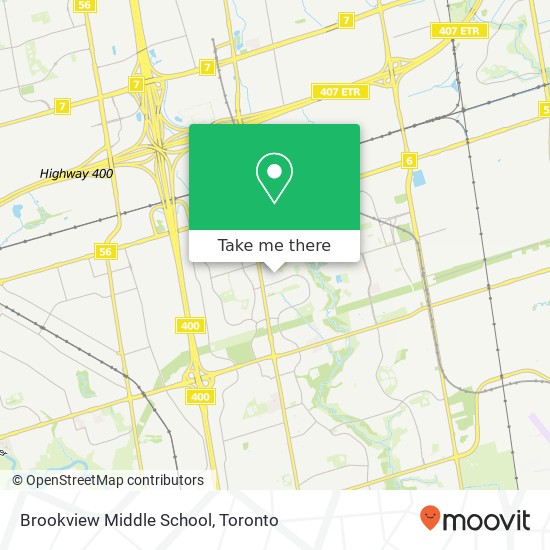 Brookview Middle School map