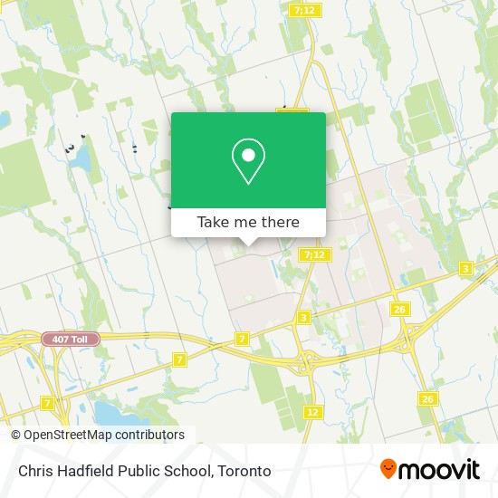 Chris Hadfield Public School map