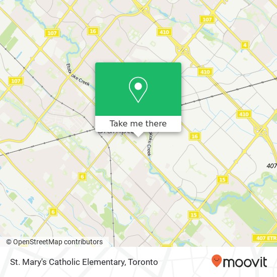 St. Mary's Catholic Elementary map