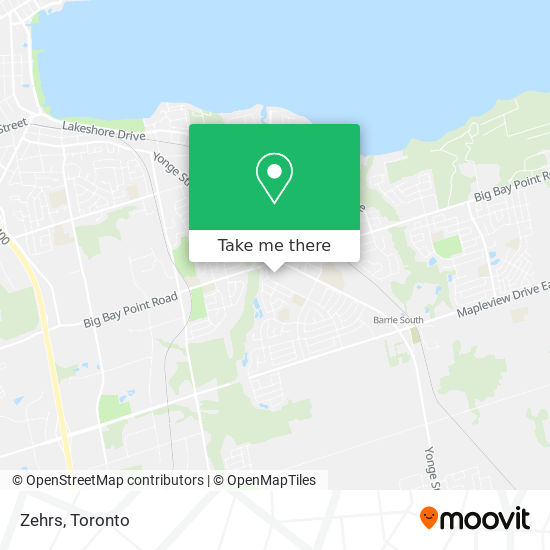 Zehrs map