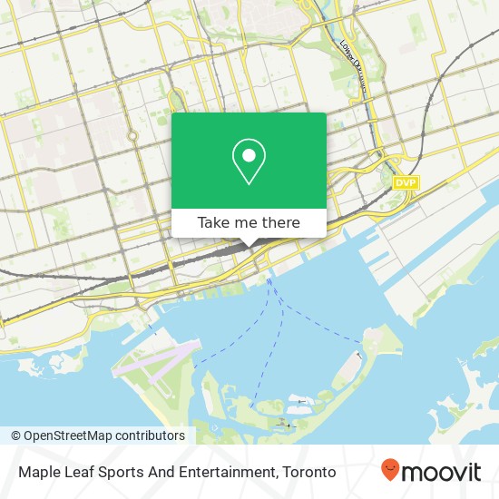 Maple Leaf Sports And Entertainment map