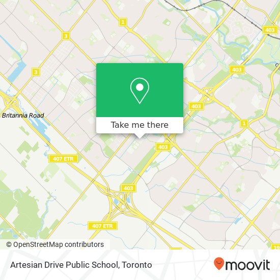 Artesian Drive Public School map