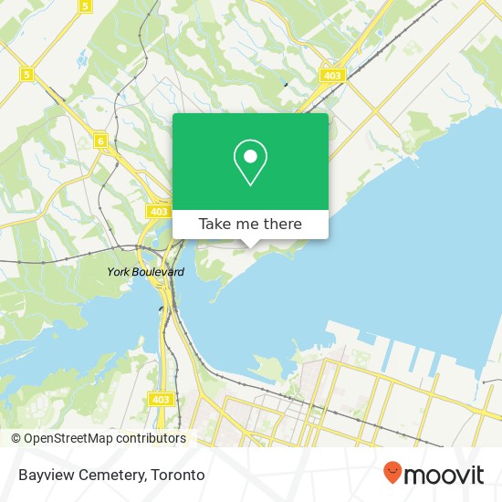 Bayview Cemetery plan