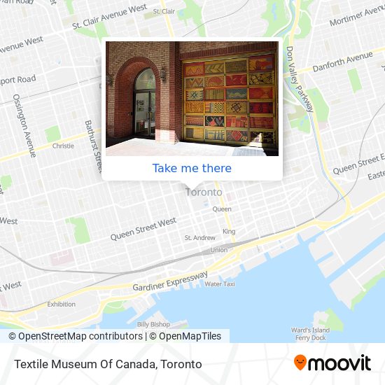 Textile Museum Of Canada map