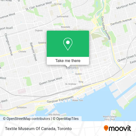 Textile Museum Of Canada map