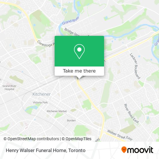 Henry Walser Funeral Home map