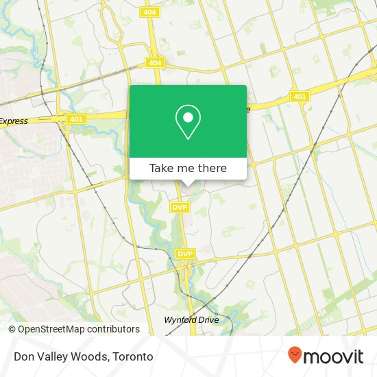 Don Valley Woods map