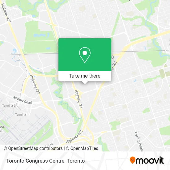 Toronto Congress Centre map