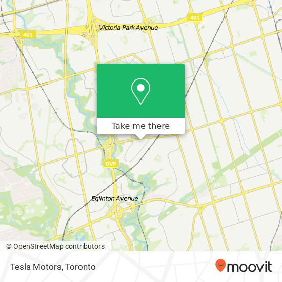 Tesla Motors map