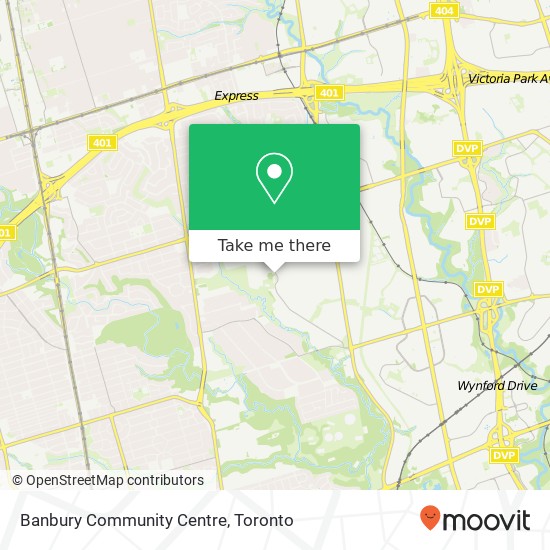 Banbury Community Centre map
