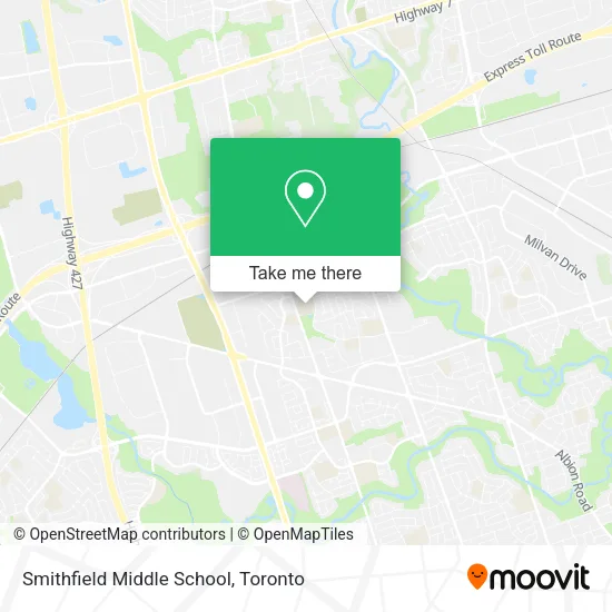 Smithfield Middle School map
