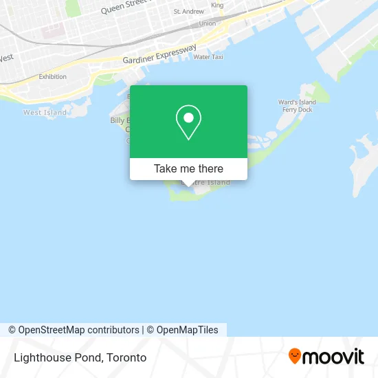 Lighthouse Pond map