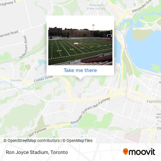 Ron Joyce Stadium map