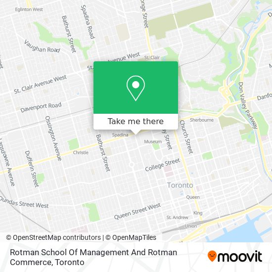 Rotman School Of Management And Rotman Commerce map