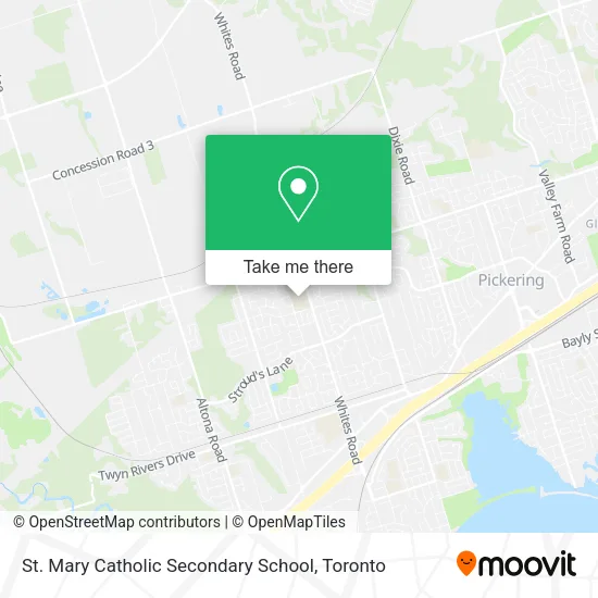 St. Mary Catholic Secondary School map