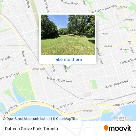 Dufferin Grove Park plan
