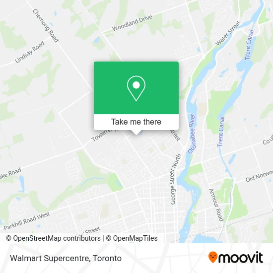 Walmart Supercentre map