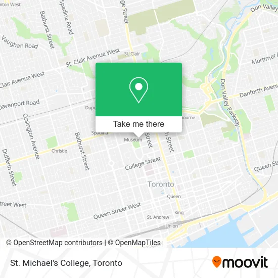 St. Michael's College map