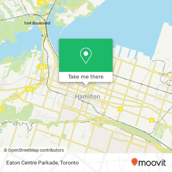 Eaton Centre Parkade map