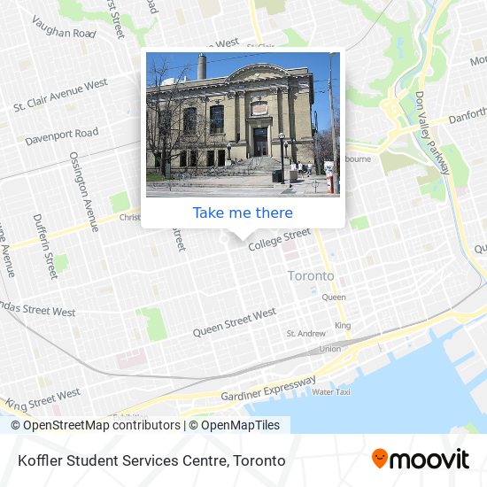 Koffler Student Services Centre map